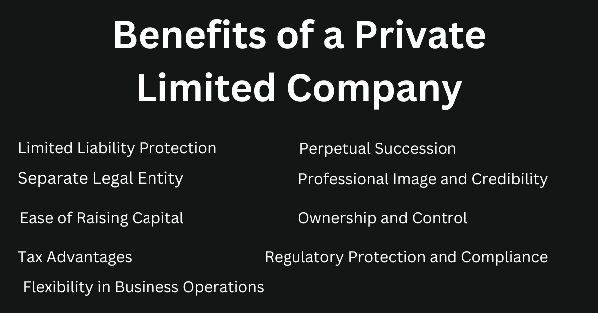 Benefits of a Private Limited Company