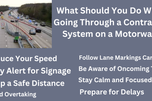 What Should You Do When Going Through a Contraflow System on a Motorway